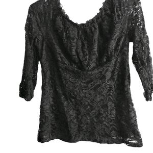 International Concept Petite Black Blouse